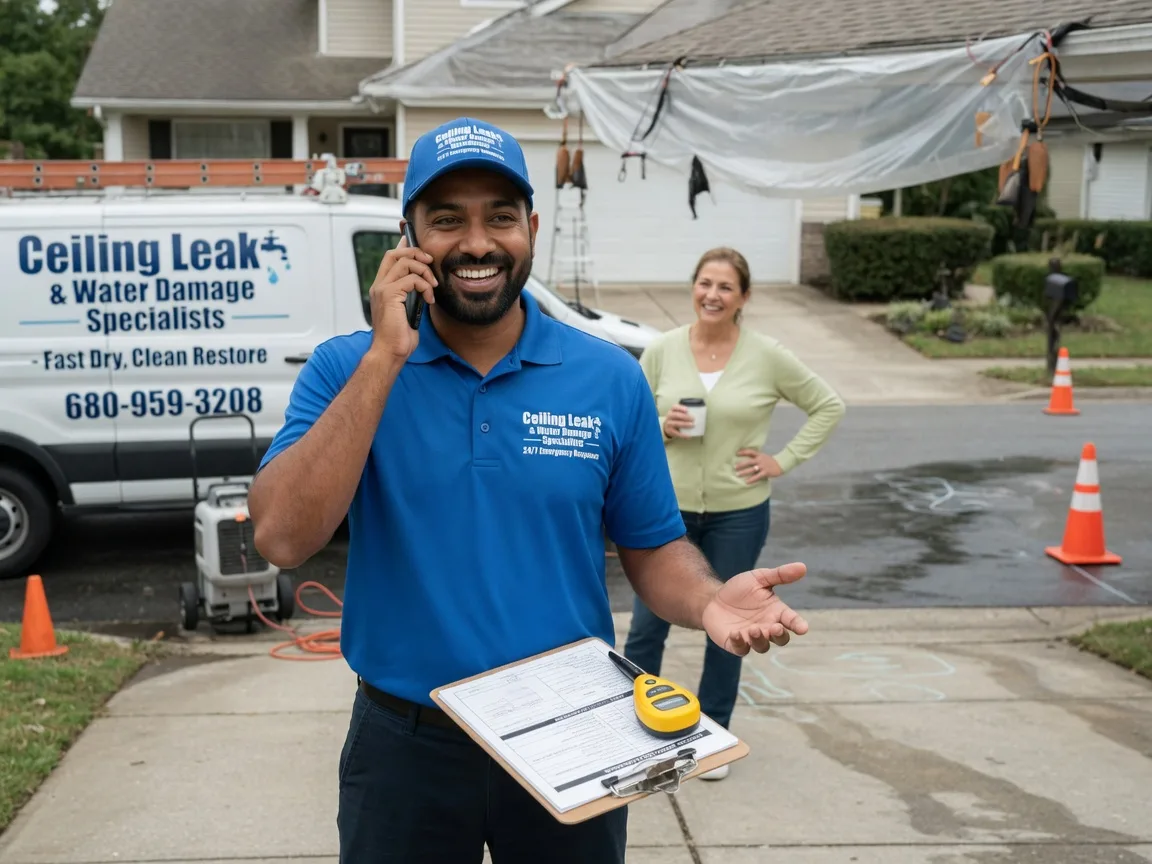 Ceiling Leak Cleanup Skull Valley, AZ FAQs